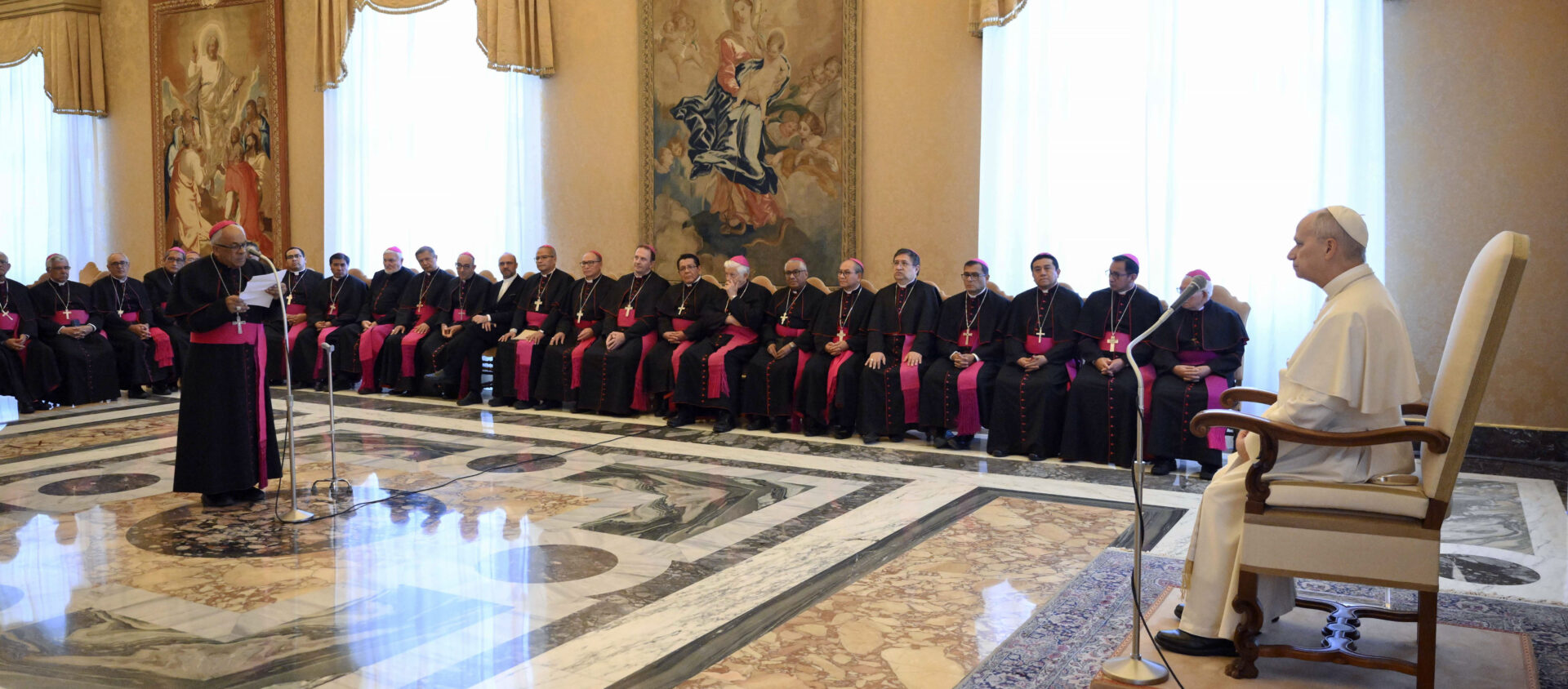 Léon XIX a renoué avec la tradition des discours lors des visites ad limina | © Vatican Media