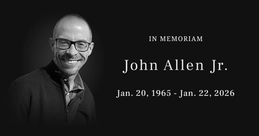 John Allen était fondateur du média en ligne Crux | Crux 