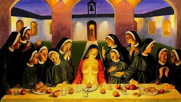 La Cène au couvent de Tom Vattakuzhy a suscité la controverse 