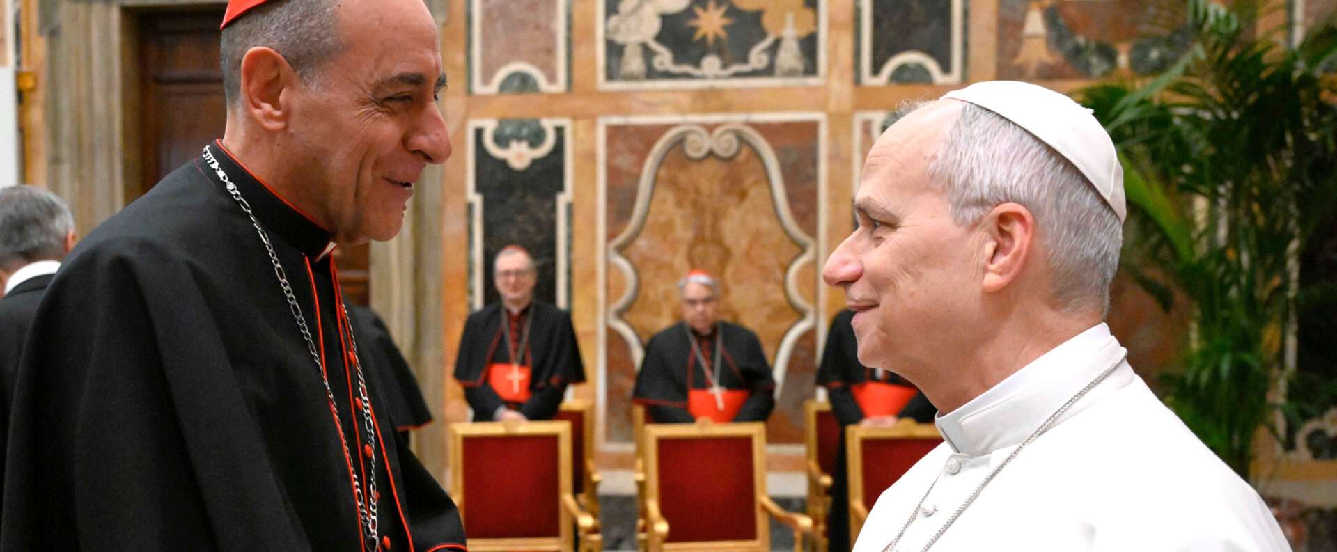 Le pape Léon XIV a rencontré le préfet du dicastère pour la Doctrine de la foi, le cardinal Victor Fernandez, le 29 janvier 2026 | © Vatican Media