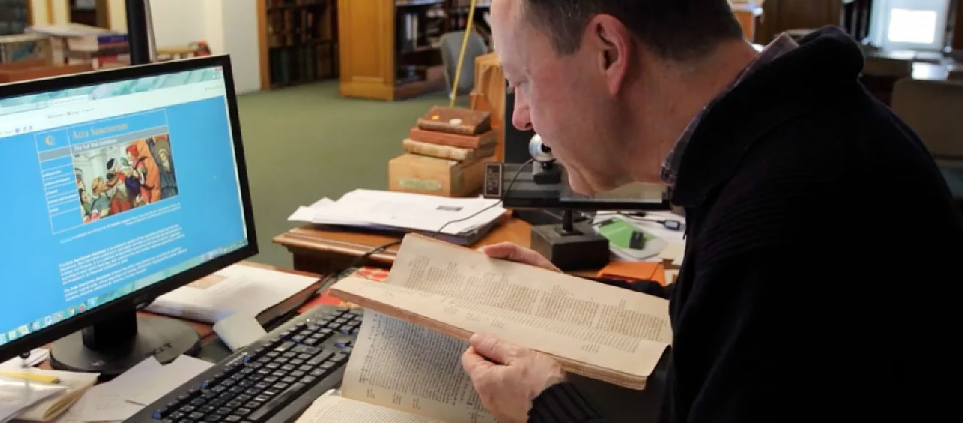 En 1607 les jésuites Jean Bolland et Godfried Henschen fondent ce qui deviendra la première société savante de Belgique, et l’une des plus anciennes d’Europe | © Cathobel.be/Christophe Heirinckx