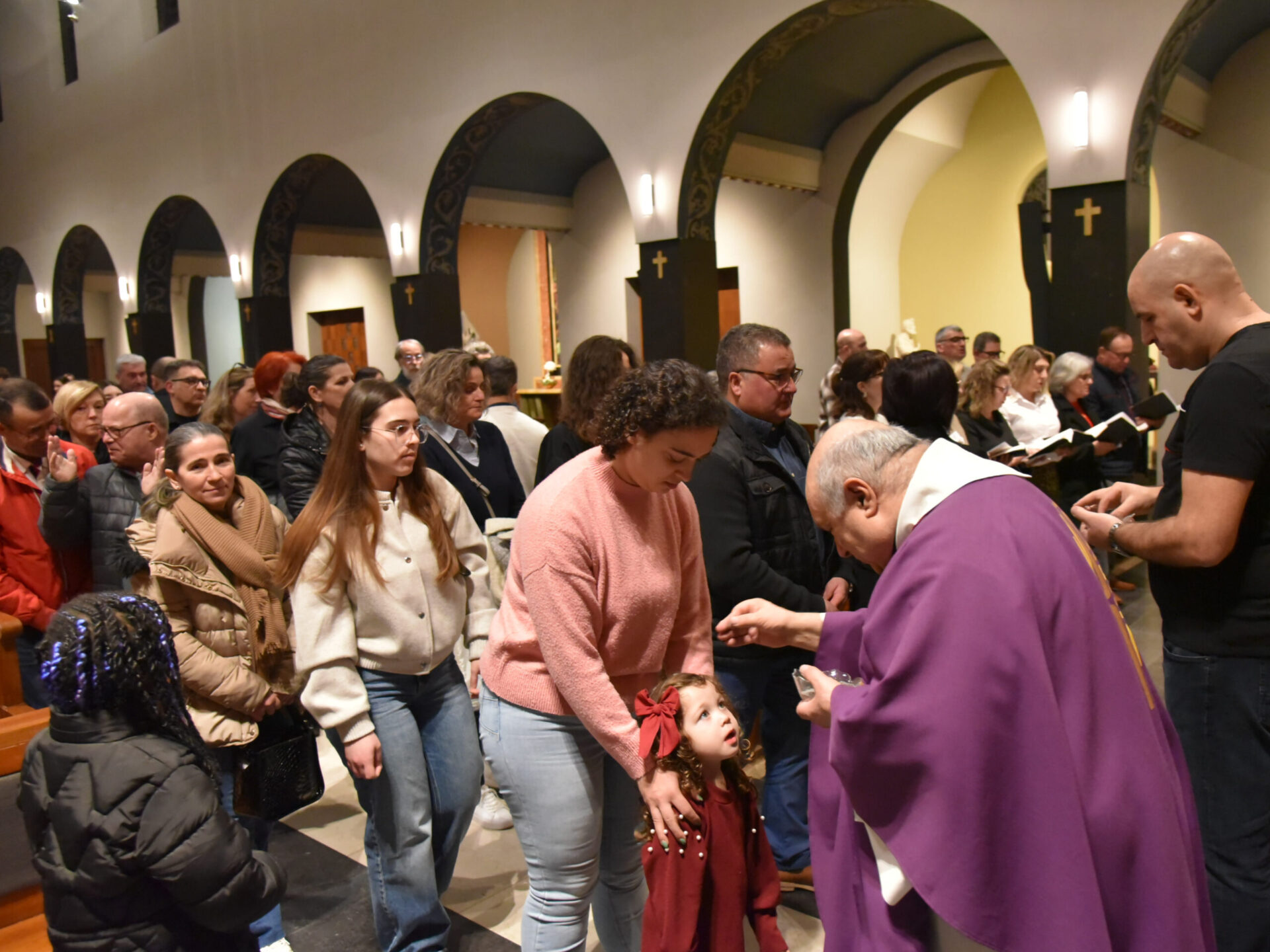 Messe du mercredi des Cendres 2025, à Fribourg | © Raphaël Zbinden