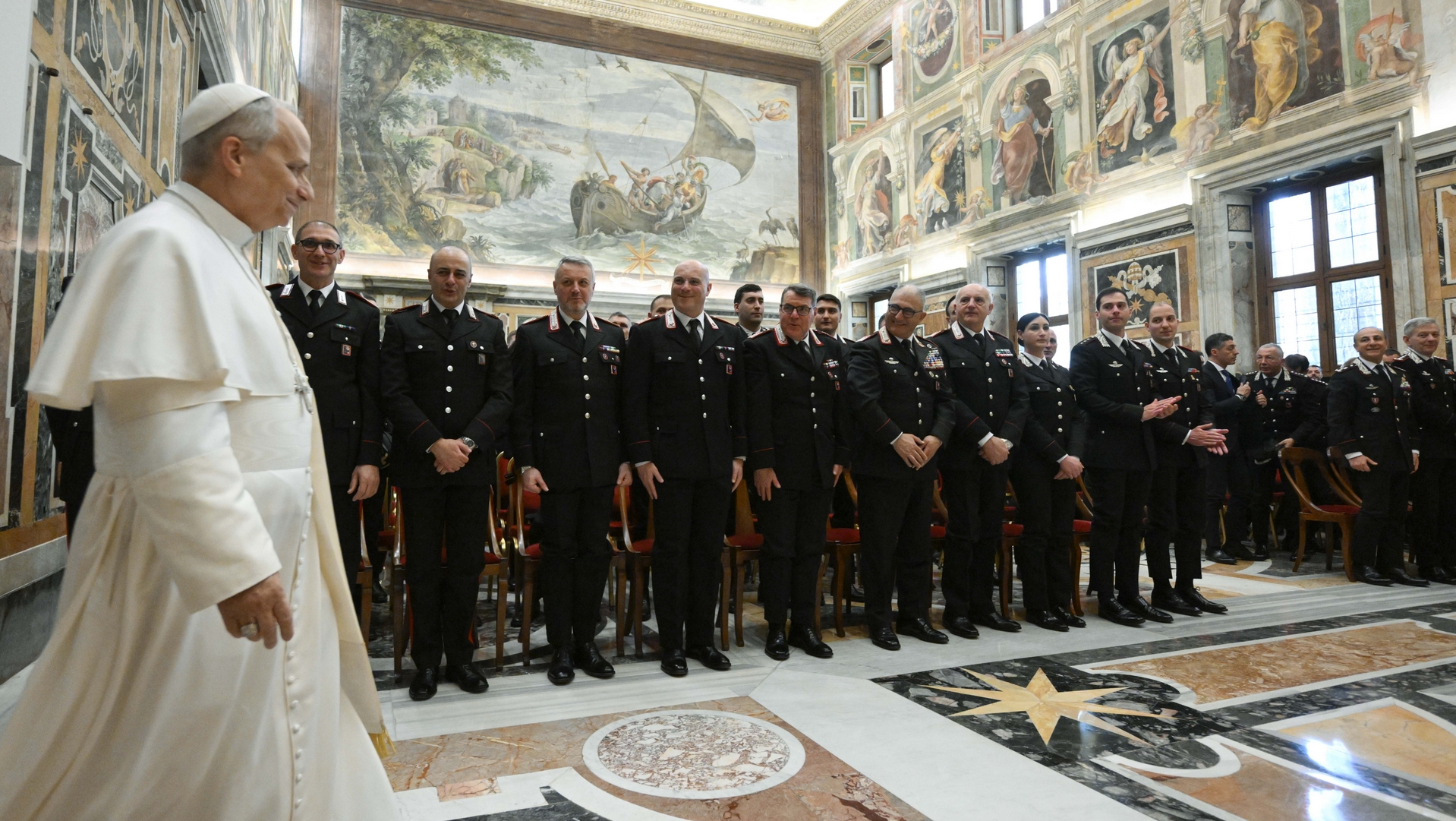 Le pape Léon XIV a reçu les carabinieri italiens | Vatican Media