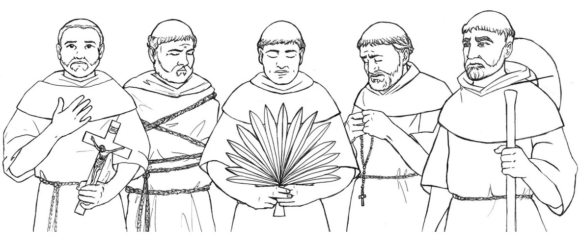 Les cinq martyrs de Géorgie ont été tués en 1597 | thegeorgiamartyrs.org/