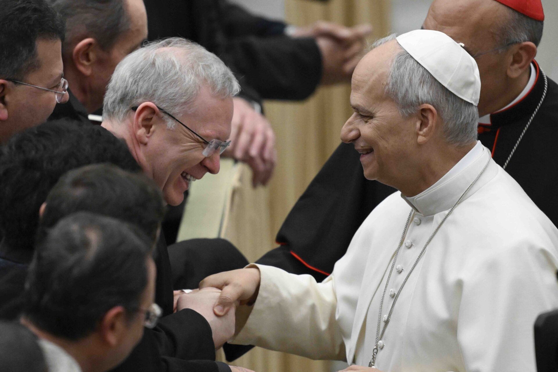 "La vie a une valeur immense", a affirmé le pape lors de sa rencontre avec les prêtres de Rome, 19 février 2026 | © Vatican Media
