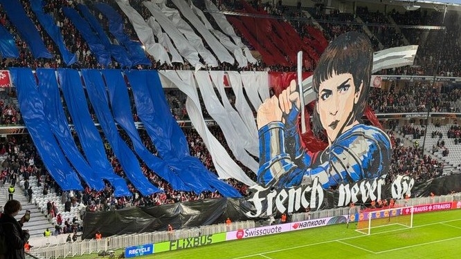 Jeanne d'Arc na pas plu à l'UEFA |  capture d'écran Facebook