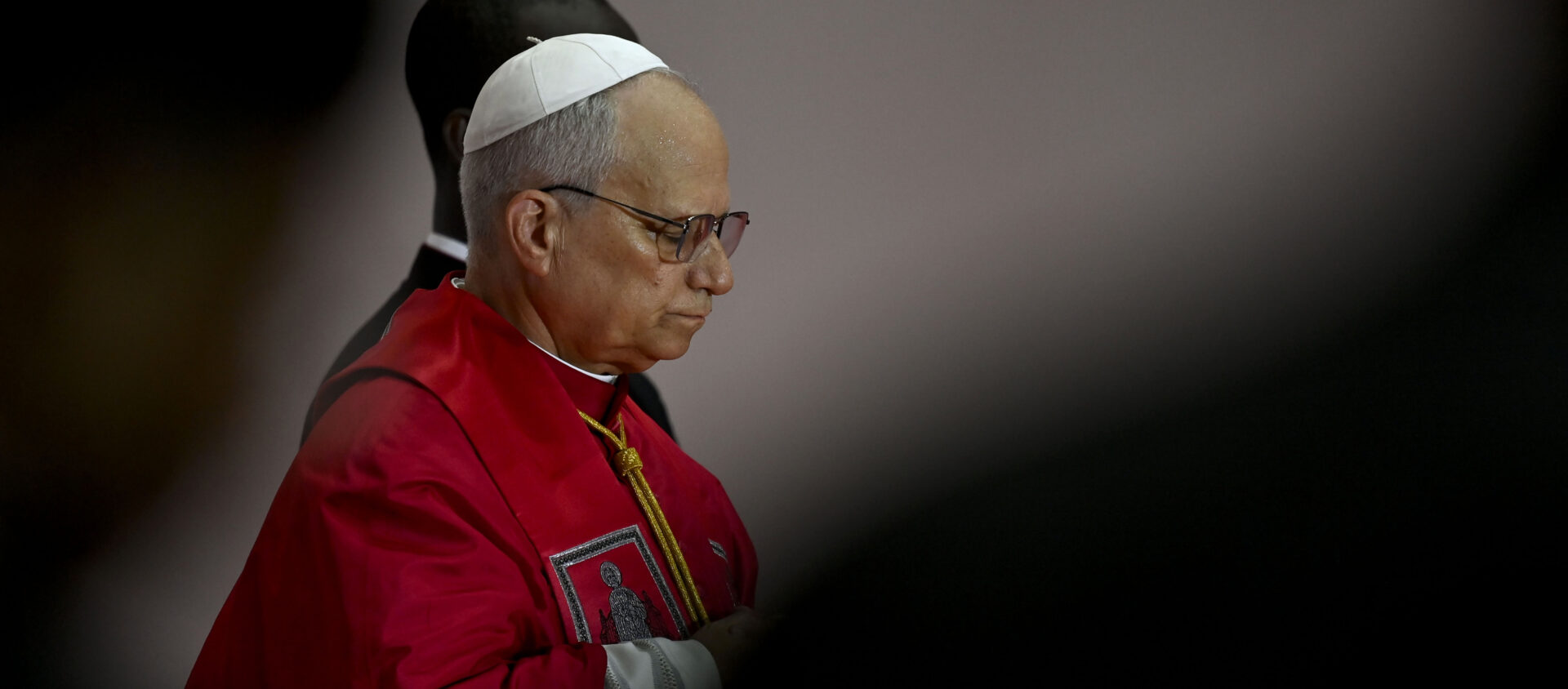 Le pape s'est recueilli au sanctuaire de Muxima, principal centre spirituel en l’Angola | © Vatican Media