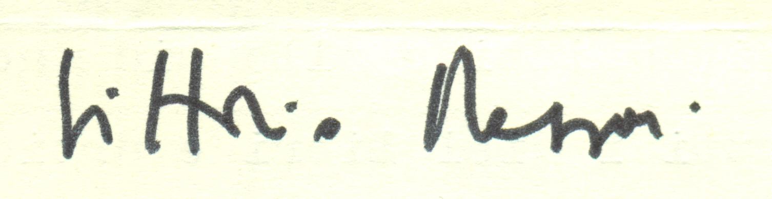 Signature de Vittorio Messori dans une lettre de novembre 1990 | © Antonio G Colombo / Wikimedia / CC BY-SA 3.0