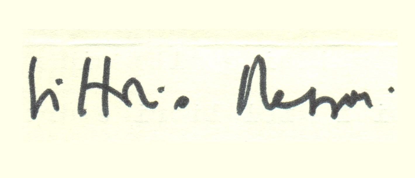 Signature de Vittorio Messori dans une lettre de novembre 1990 |Antonio G Colombo / Wikimedia / CC BY-SA 3.0