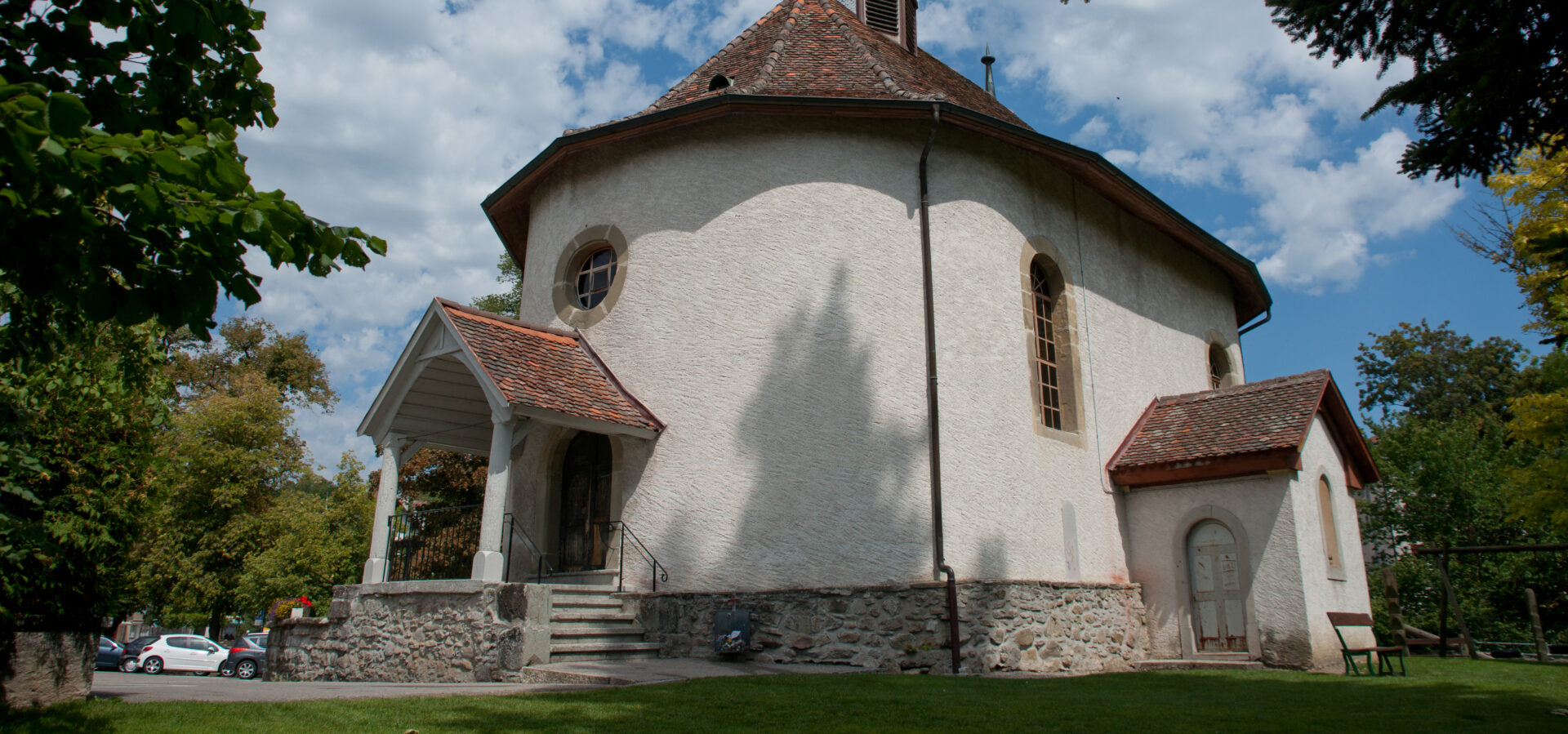 Les paroisses réformées vaudoises sont engagées dans un processus de regroupement | photo: temple d'Oron-la-Ville  © Ludovic Péron/Wikimedia/CC BY-SA 3.0