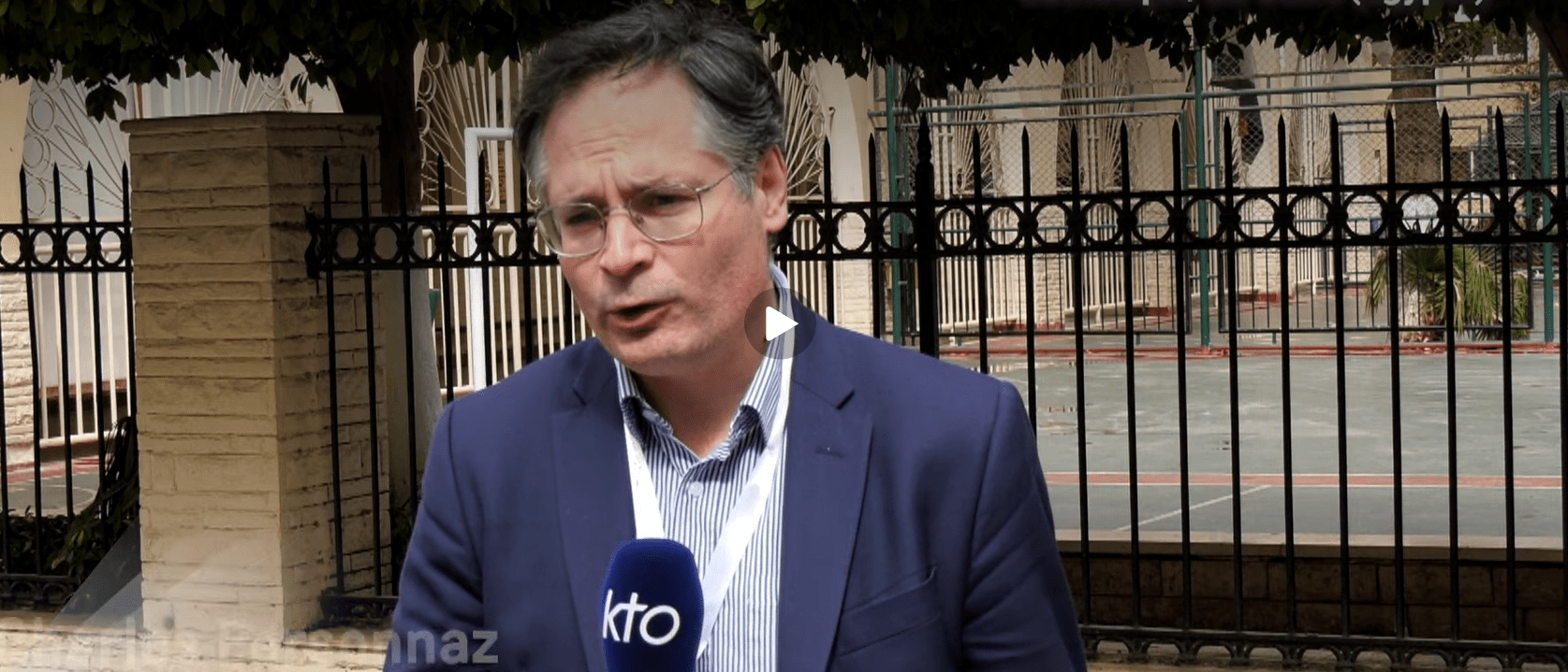 Charles Personnaz nouvel ambassadeur d France près le Saint-Siège | capture d'écan KTOtv